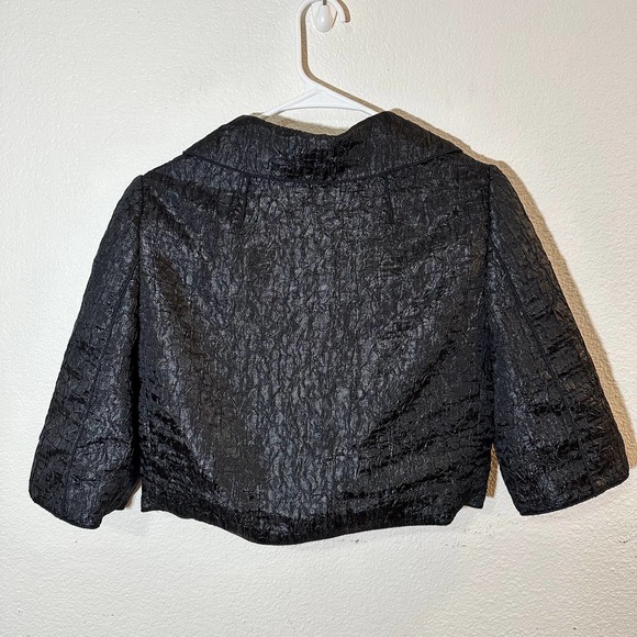 Dolce and Gabbana Silk Blend Cropped Jacket Size 42 Made in Italy - Picture 2 of 5